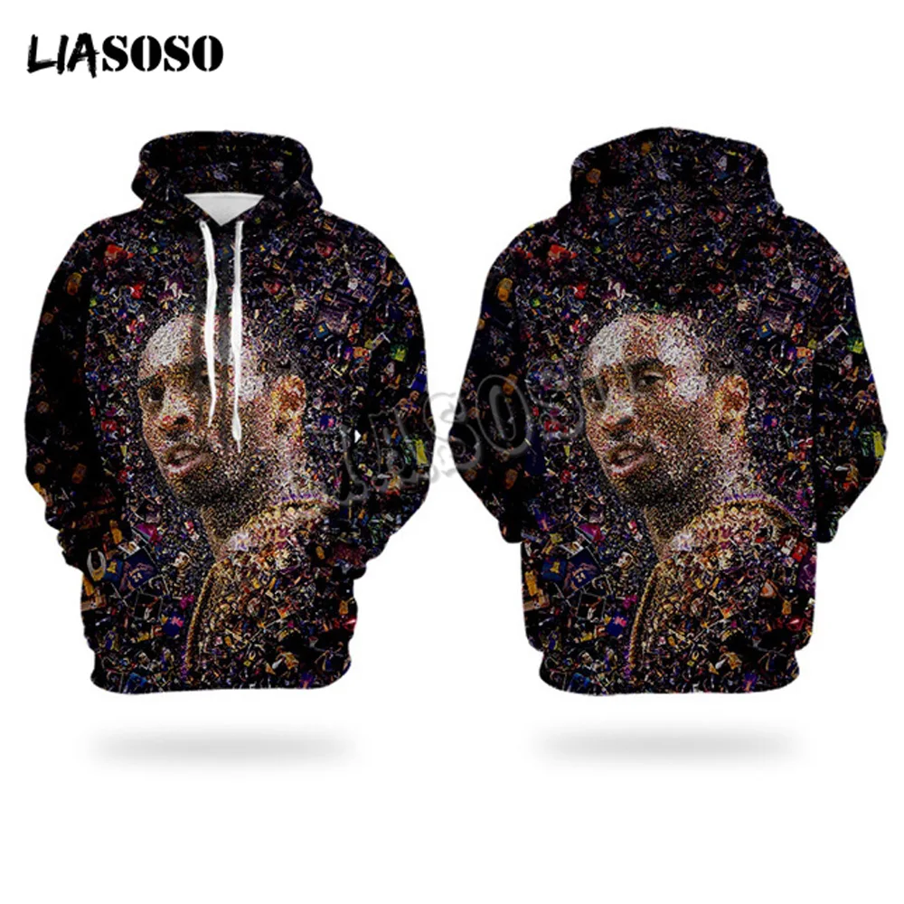 

Autumn Winter Thin Hooded sweatshirt Tracksuit Bomber Bullet 3D Printed basketball Kobe Graphics Men's Hoodies Women men clothes