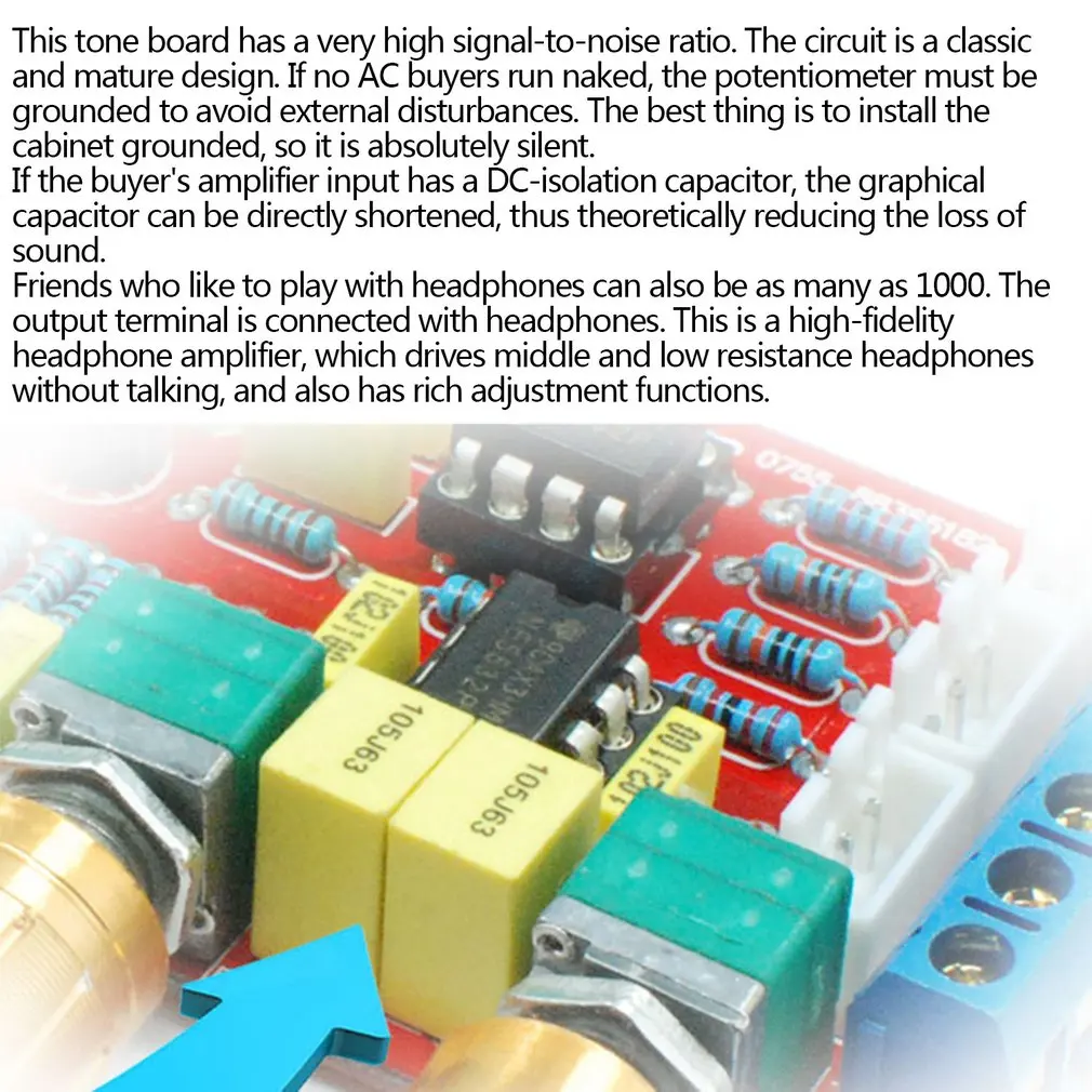 NE5532 OP-AMP HIFI усилитель предусилитель громкости тон эквалайзер плата управления DIY KIT и готовой продукции