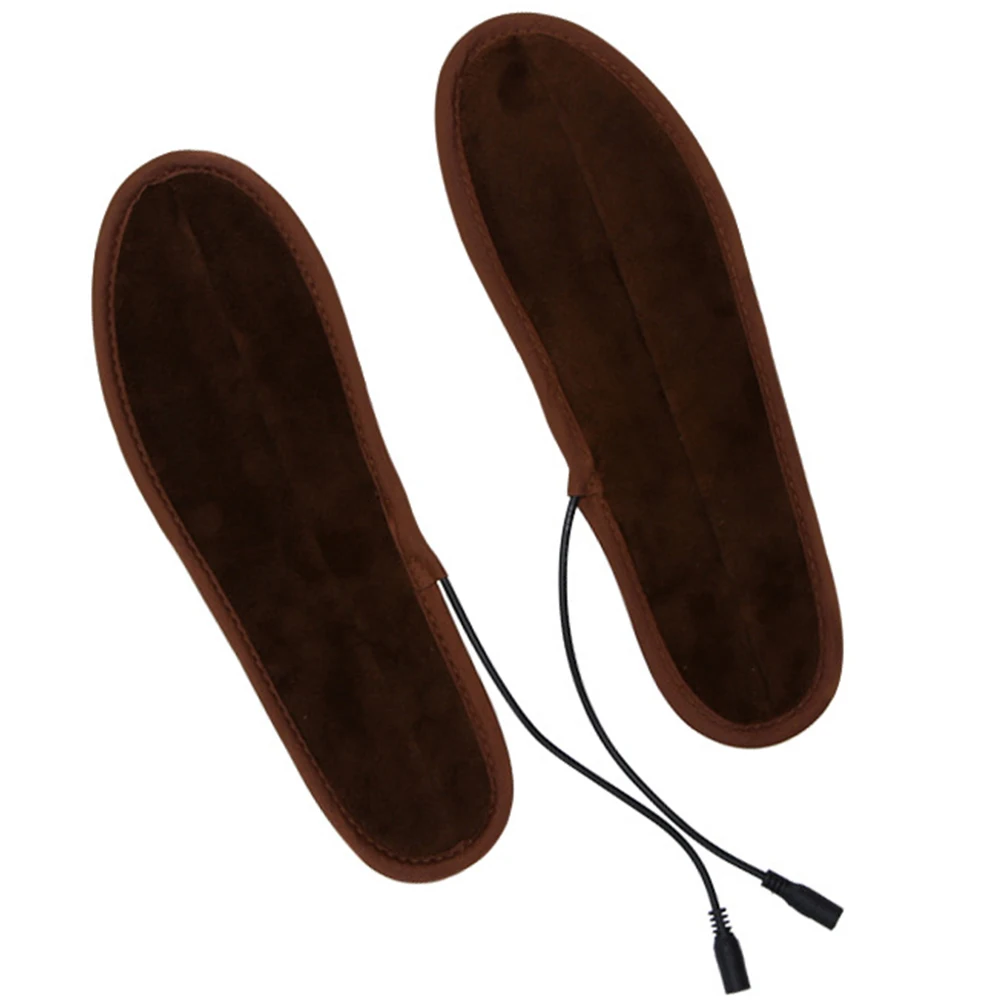

1pair Men Women Comfortable Soft Shoe Pad Warm Outdoor Thermal Heating Walking Foot Care Sport Winter USB Rechargeable