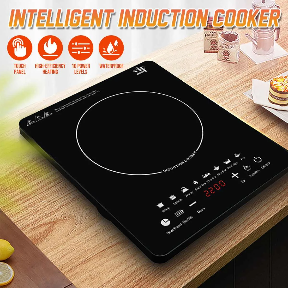 Induction Cooker Smart Electric Oven Plate Creative Precise Control Cookers Hob Cooktop Cooking