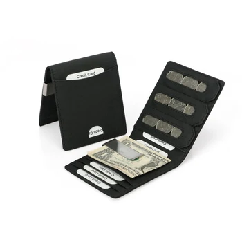 

1 Piece Genuine Leather New Wallet Small Coin Pocket Card Holders Engraved Name Logo Short Purse FRID Protection Card Wallet