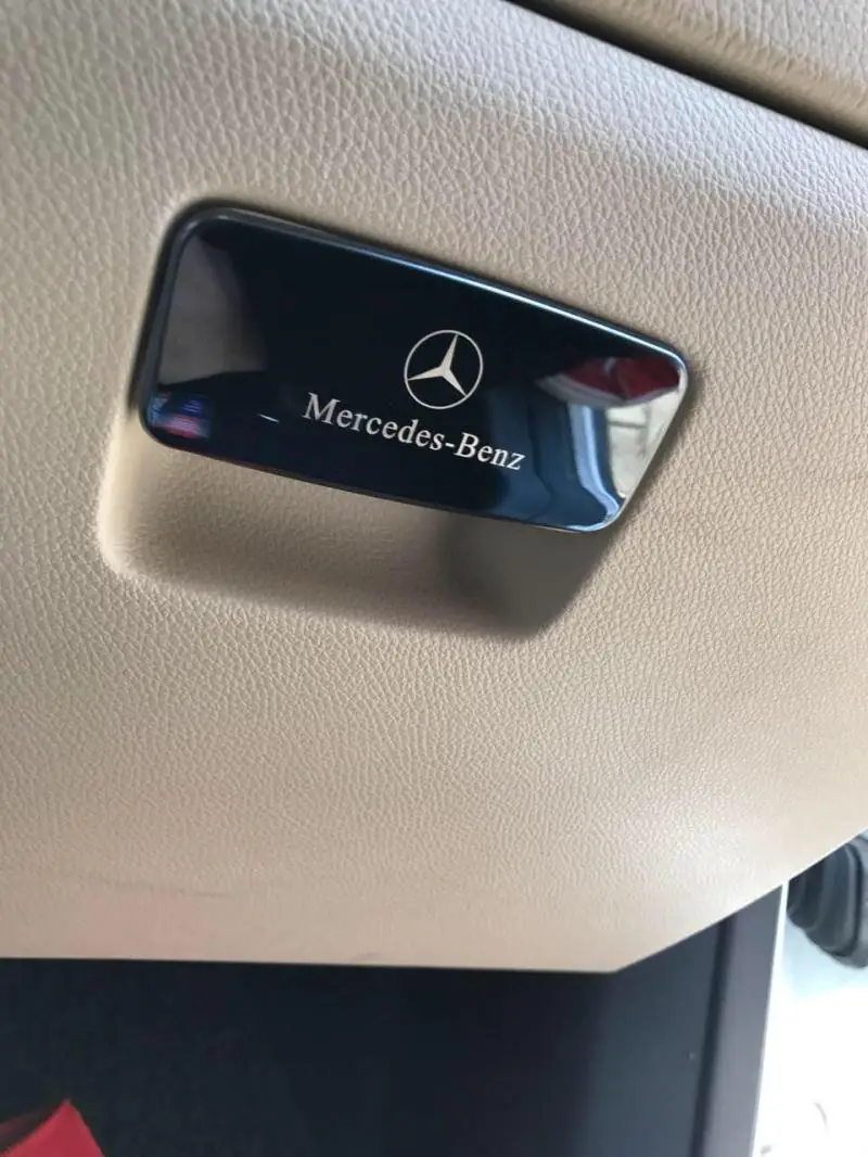 Автомобильные накладки для перчаток, декоративные наклейки для Mercedes Benz GLA X156 CLA C117 W117 A класс, аксессуары для интерьера