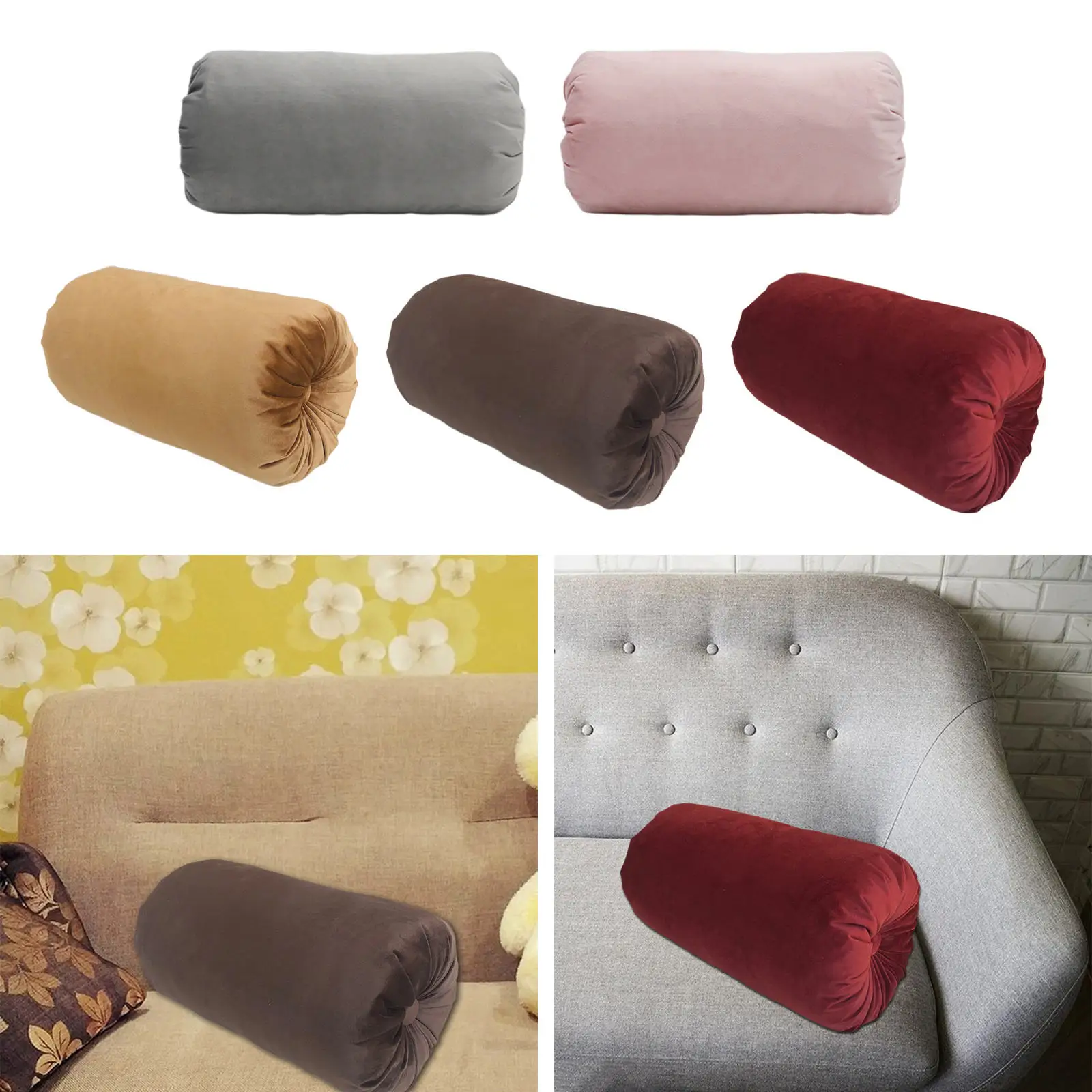Hug Bolster Pillow Bed Pillows PP Cotton Neck Support Head Shoulder