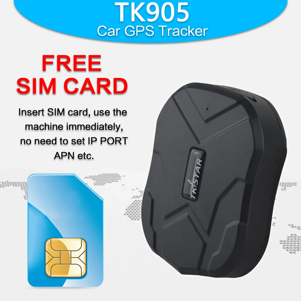 Автомобильный GPS-трекер TKSTAR 2G 5000 мАч 90 дней в режиме ожидания | Автомобили и