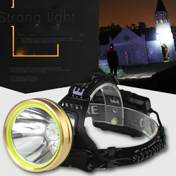 Lampe frontale étanche et puissante, alimentée par batterie Rechargeable, idéale pour la chasse, la randonnée, l'escalade ou la pêche, GTJ50 