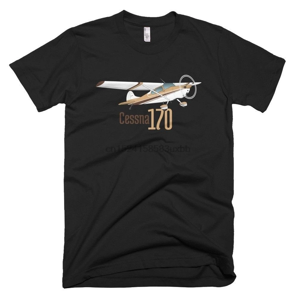 2019 Горячая Распродажа модная футболка Cessna 170 Airplane персонализированная с N # |