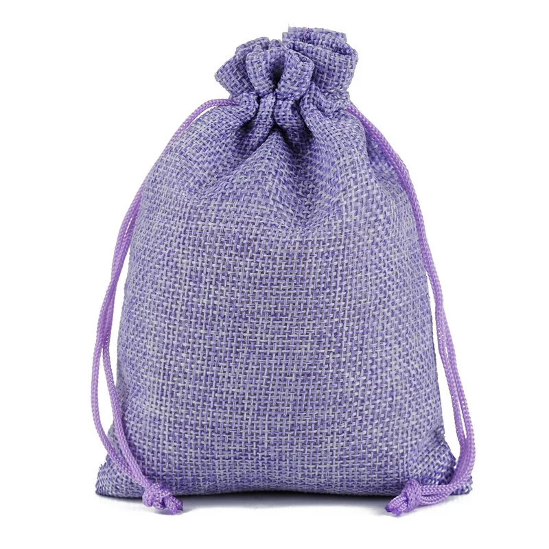 Trimming Shop Burlap Drawstring Bags - 20 Pack, 7x9 Cm, Lightweight Hessian Gift Pouches For Wedding Favors - View #5