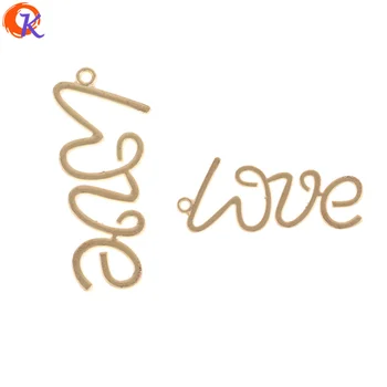 

Cordial Design 100Pcs 15*35MM Jewelry Accessories/Earring Parts/Love Letter Shape/DIY/Hand Made/Charms Pendant/Earring Findings