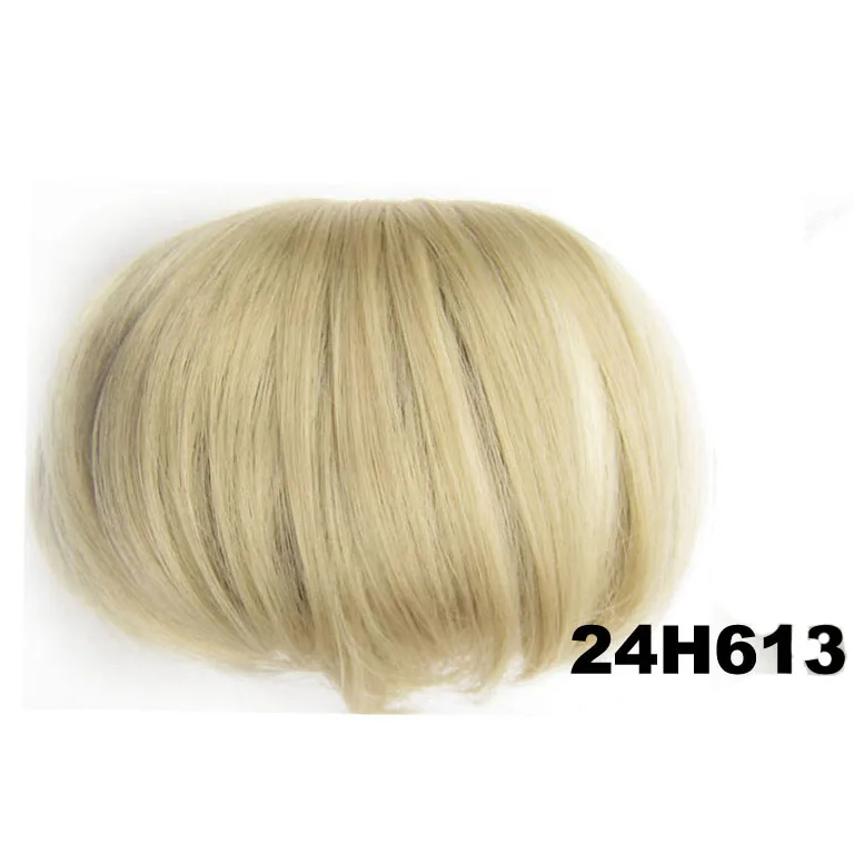 Similler, 34 Цвета, синтетические волосы, пучок шиньон, Женский хвост пони, волосы для наращивания, резинка для волос, эластичные, волнистые, кудрявые шиньоны, резина - Цвет: 24H613
