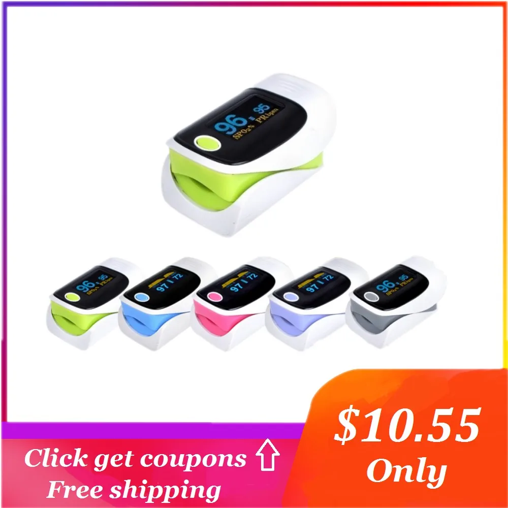 

Finger Pulse Oximeter Digital Medical Fingertip Oximetro SPO2 PR Saturator Monitor CE Portable Kids& Adults Health Care