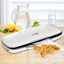 Белый дельфин лучшая пищевая вакуумная упаковочная машина 220 В 110 В с 10 упаковочными пакетами для пищевых продуктов бытовая электрическая вакуумная упаковочная машина для пищевых продуктов