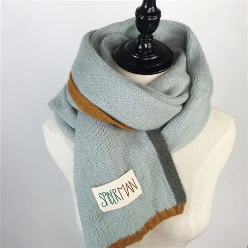Light Blue H46-1 Calymel, имитация кашемира, шарфы, модный шарф,, теплый шарф для мужчин и женщин, длинная шаль, однотонная, осень, зима, одеяло, унисекс - Цвет: Light Blue H46-1