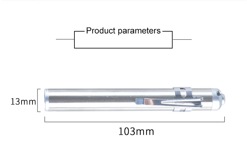 Супер яркий penlight светодиодный мини-фонарь нержавеющая сталь Ручка свет карманный 3 Вт светодио дный светодиодный фонарик для спецодежда