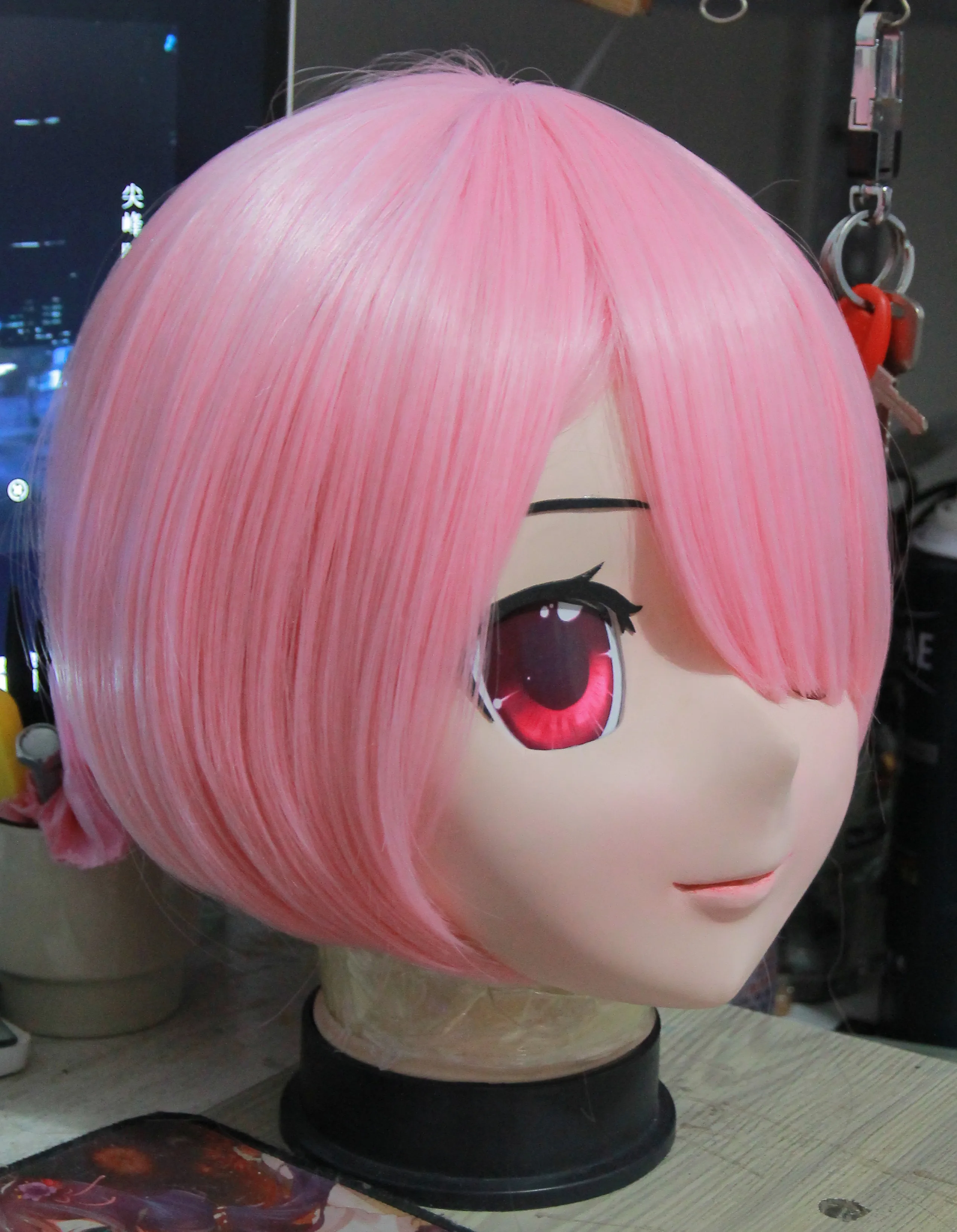 NEW-02) BJD Кигуруми для транссексуалов, Красота макияж Косплэй силиконовая маска Аниме Kigurumi маски резиновые секс куклы