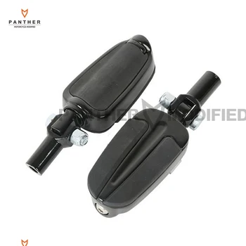 

Motorcycle Passenger Foot Pegs Pedal Footrest Moto Foot Rest With Supports Mounts case for Harley Softail 2000 2001 2002-2006