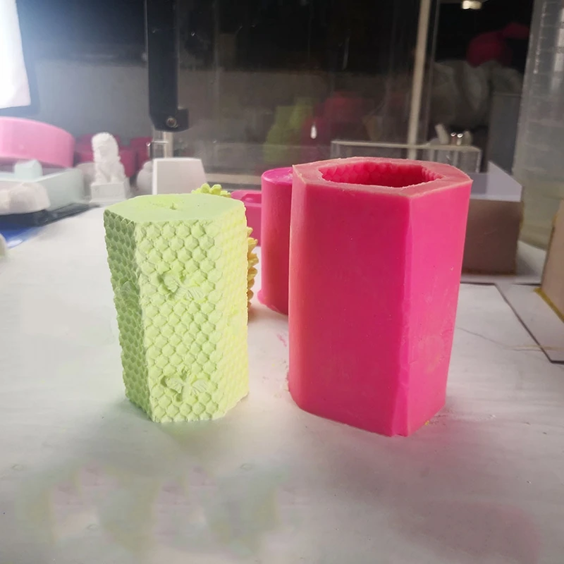 Силиконовые сотовые свечи плесень DIY свечная Глина Плесень ручной работы силиконовые формы