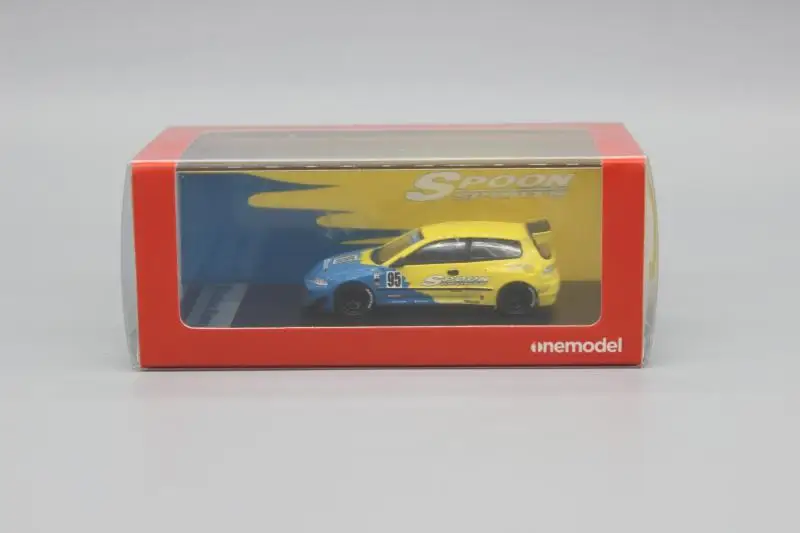 

One Model 1:64 Honda Civic EG6 JDM Spoon Pandem Rocket Rabbit Limited Collector Edition Metal Diecast Model Toy Gift