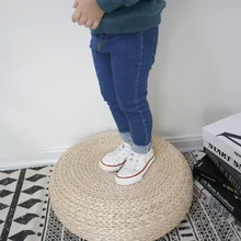 Bobokids/Коллекция года; сезон осень; детская одежда для девочек; обтягивающие брюки из ультраэластичного материала; джинсы