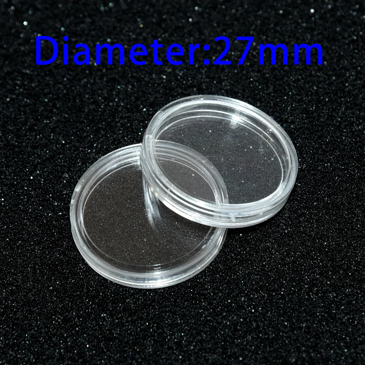 100pcs 27/30mm Coin Capsule box holder Capsules Container with Storage Organizer Box For Coin Collection Coin Case Storage Box