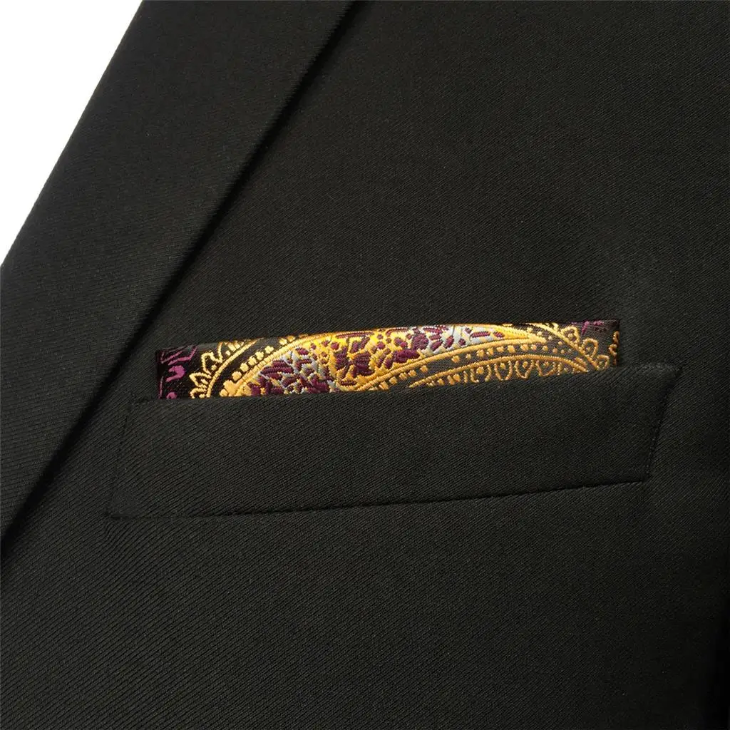 FH10 разноцветные дизайнерские вечерние носовые платки с узором пейсли