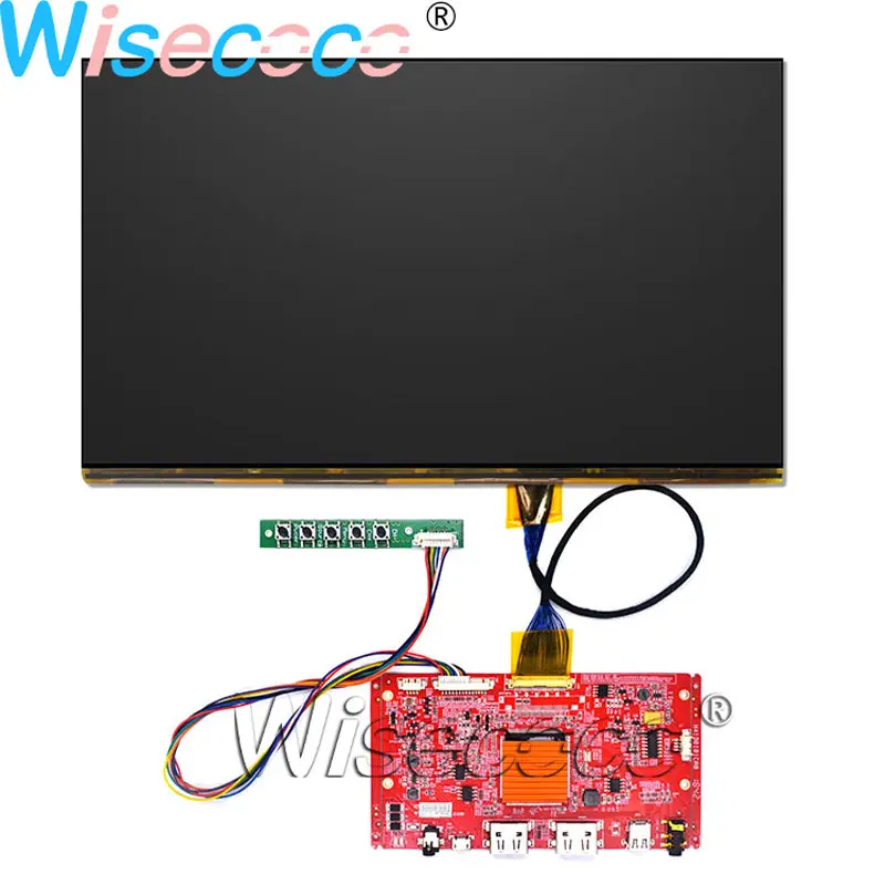 Wisecoco 12,5 дюймов 4K 3840 × 2160 ips ЖК-дисплей Удаленная подсветка с 40 контактами 2HDMI EDP DP USB плата драйвера для DIY проектора