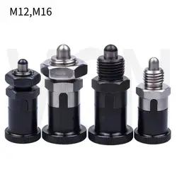 STOCK! PXRAN PARKN PXSAN PXSKN VCN214 Indexing Plungers ,Aluminum Knob , Fine Thread M12*1.5   M16*1.5