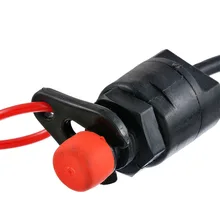 Красный Подвесной лодочный аварийный стоп-переключатель безопасности Тяговая веревка моторная лодка надувные аксессуары для лодки(растягивающийся) 71c