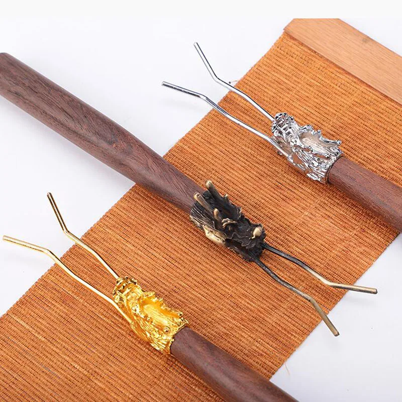Tea Clips fork For Cast Iron Teapot kung fu Tea Pot set Heat insulation Copper Coffee Tools Accessory