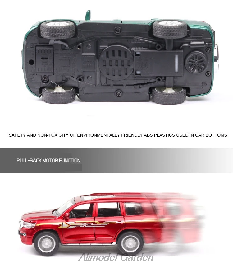 1/32 Toyota PRADO SUV Diecasts& Toy Vehicles модель автомобиля со звуком и светильник коллекция автомобиля игрушки для мальчика Детский подарок на день рождения