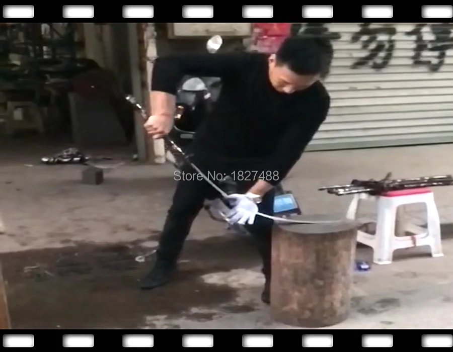 Long Handle Samurai Fighting Knife Saber High Toughness Full Tang Spring Steel Blade Sharp Japanese Sword Katana