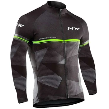 

2020 NW Brand Long Sleeve Cycling Jersey MTB Bicycle Cycling Clothing Bike Clothes Cycling Wear For Man Uniforme Ciclismo