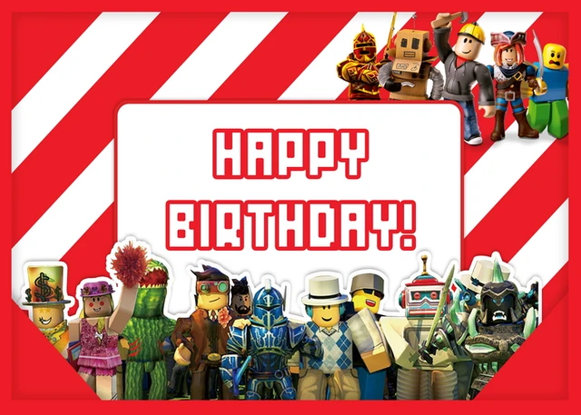 Phông nền chụp ảnh sinh nhật chủ đề Roblox Robots Game sẽ làm cho hình ảnh của bạn thêm phần vui nhộn và độc đáo. Không cần phải lo lắng về việc chọn lựa phông nền phù hợp, bạn sẽ tìm thấy những lựa chọn thú vị tại bộ sưu tập chụp ảnh sinh nhật chủ đề Roblox Robots Game. Hãy xem hình ảnh để lựa chọn phông nền tuyệt vời cho bữa tiệc sinh nhật của bạn.