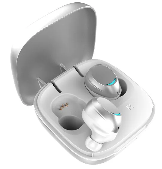 Daywemet Bluetooth 5,0 наушники 5 часов воспроизведения беспроводные наушники HiFi стерео наушники с зарядной коробкой для iPhone samsung
