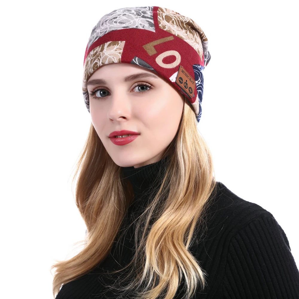 Bluetooth Beanie Hat,Womans Gifts Ponytail Bluetooth Hat,Special Ponytail Design Gift for Girl&Woman,Hands-Free Music Hats