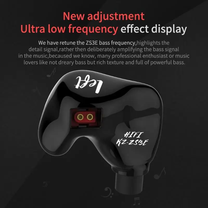 Горячая Распродажа, наушники, многофункциональные, хит, цветные, KZ ZS3E, наушники-вкладыши, сбалансированные, арматурные, наушники, монитор с съемным кабелем