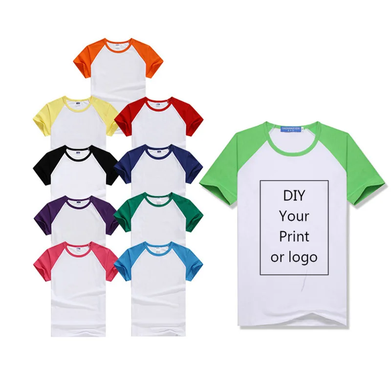 Customized Print T Shirt Men's DIY Your Like Photo or Logo White Top Tees Women's and Kid's Clothes Modal T shirt Size S-4XL