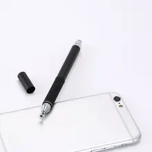 Проводящая тканевая головка двойного назначения конденсаторная ручка два в одном с двойным касанием высокоточная дисковая конденсаторная ручка