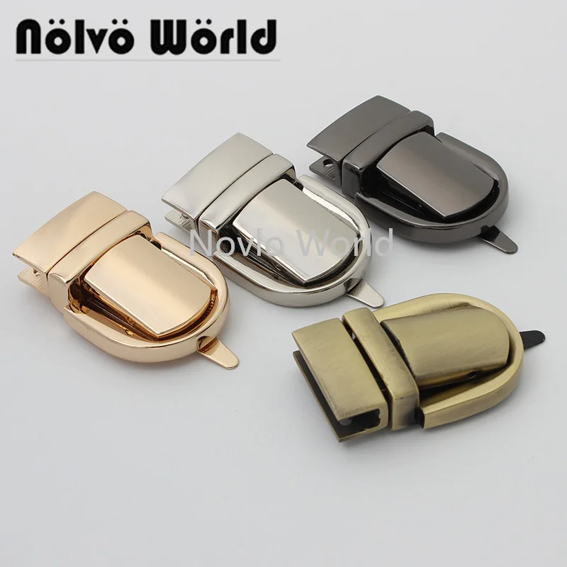 Nolvo Welt 2-10 stück 5 farben 44*31mm presse lock großhandel push tasche lock günstige tasche schloss