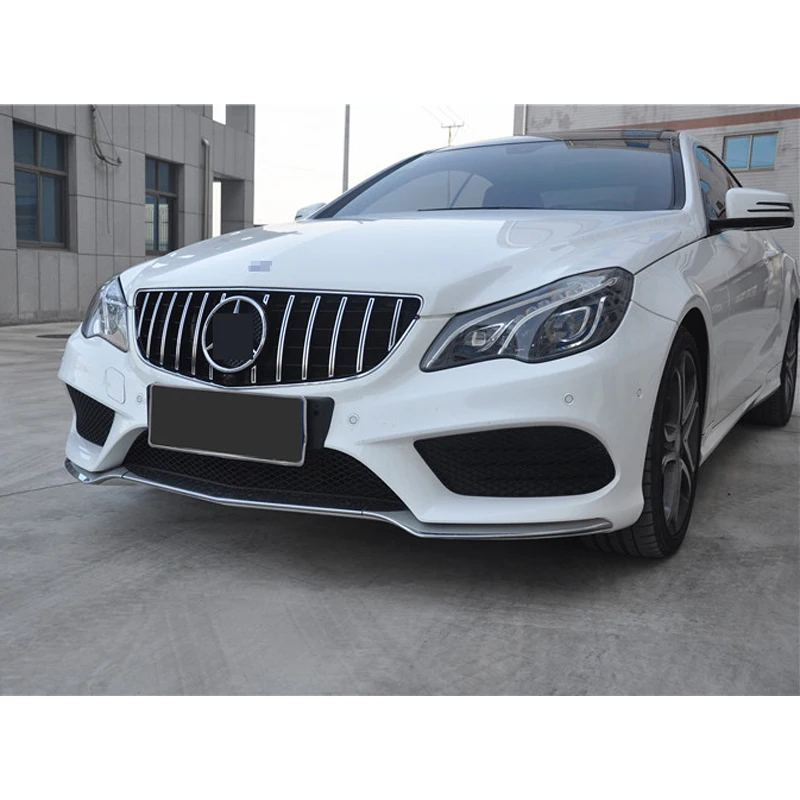 Автостайлинг для Mercedes Benz E class Coupe C207 средняя решетка GT AMG Алмазный серебристый