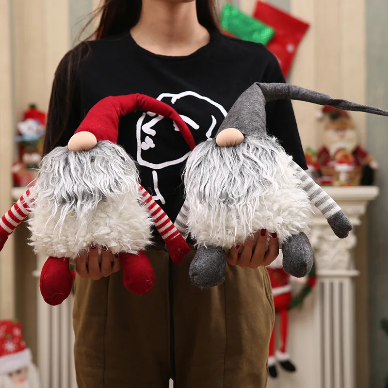 

Santa Claus Snowman Elk Dolls Christmas Ornaments Merry Christmas Favor Party Decorations for Home New Year Gift