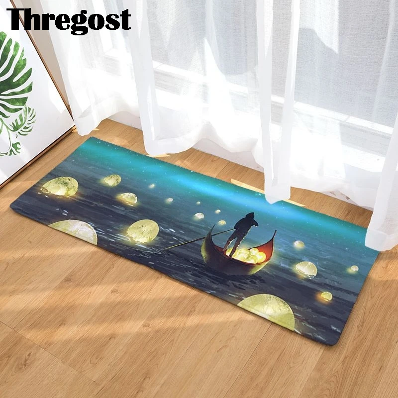 3D Printed Doormat Entrance Door Bathroom Living Room Kitchen Carpets Mats Non-Slip Floor Mas Rug for Decoration | Дом и сад