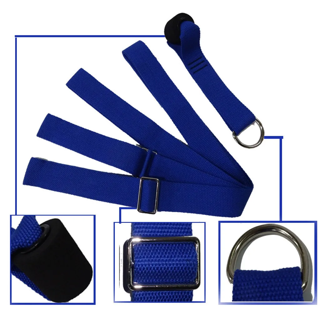 HIINST Training Leg Stretcher Fitness Workout Exercise Padded Straps Training Gym Flexibility Trainer Stretching Equipment 319