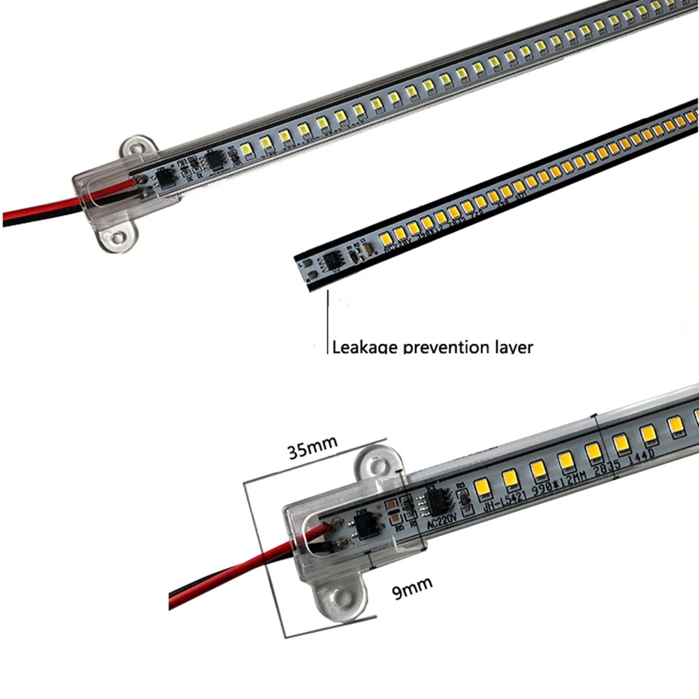 30 см 40 см/50 см/60 2835SMD светодиодный Водонепроницаемый жесткой полосы света шкафа
