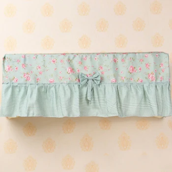 

Lace Printing Air Conditioning Cover Home Decor Printing Mouldproof Dampproof Dust Proof Covers Living Room Accessories