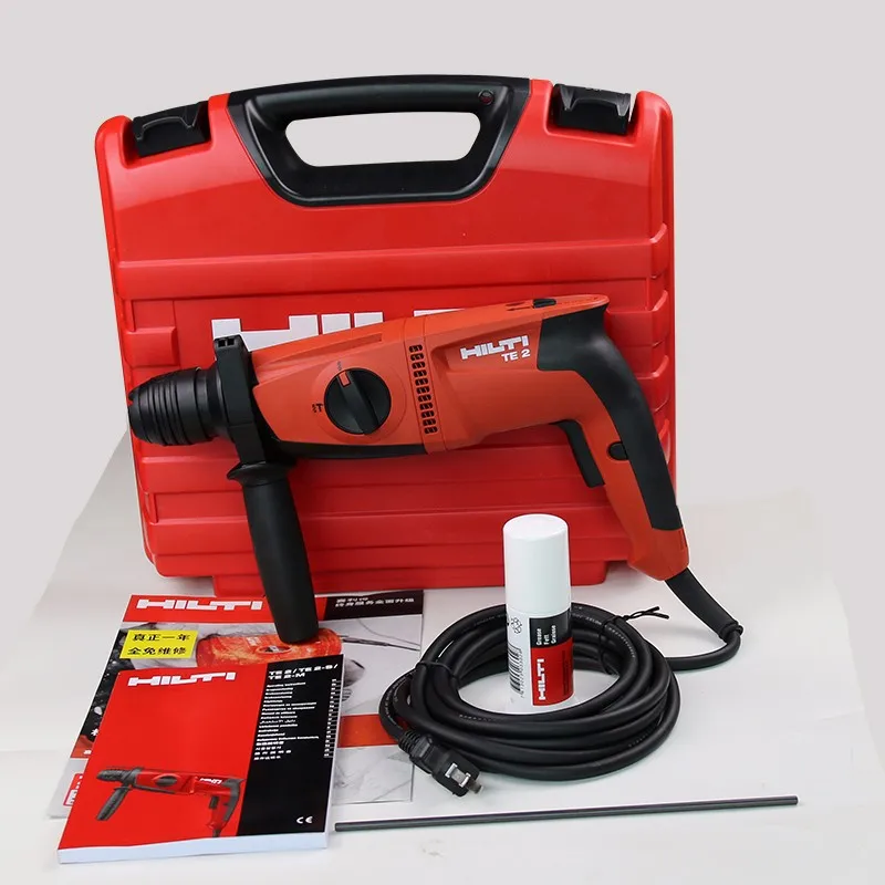 HILTI-martillo rotativo eléctrico de 220V, taladro eléctrico de 720W,  punzón de selección, 4 Funciones, herramienta