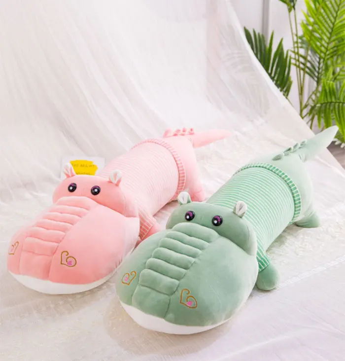65-85 см большой Kawaii плюшевый туалетный крокодил хлопок Экологичная детская подушка Удобная игрушка для сна детский подарок