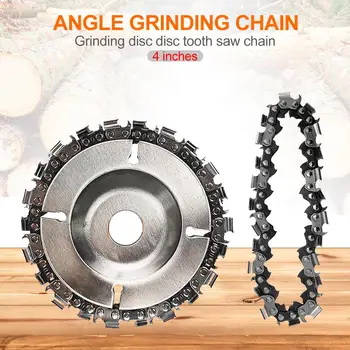 

22 Teeth Sharpener Saw Chain Fast Grinding Carbide Chain for Angle Grinder Woodworking Tools