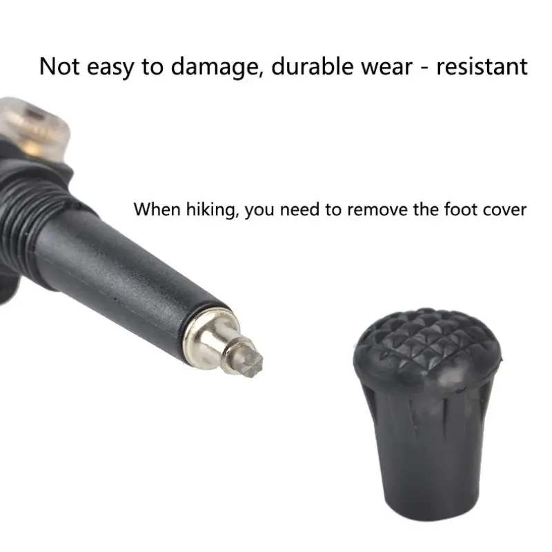 Lightweight Shock-Absorbent Hiking Walking Running Sticks Natural Cork Grips Quick Lock Walking Stick T-handle