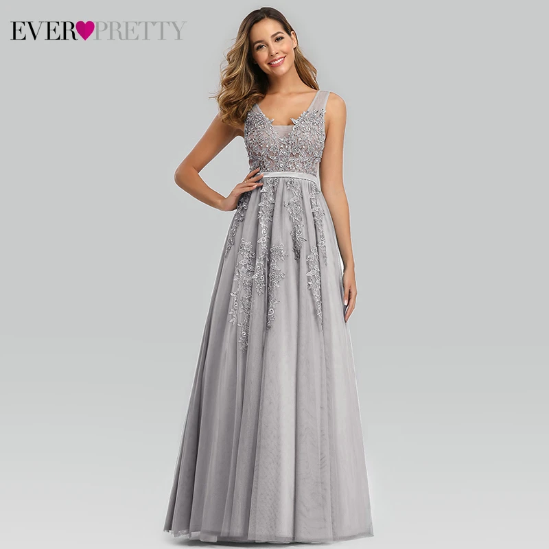 Robe De Soiree Ever Pretty Lace Бисероплетение Сексуальные Длинные вечерние платья размера плюс для свадебного банкета элегантные вечерние платья длиной до пола для выпускного вечера