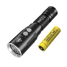 NITECORE DL20 подводный фонарик CREE XP-L HI V3 max 1000lm бросок 223 м 100 м Водонепроницаемый погружной Дайвинг свет с батареей